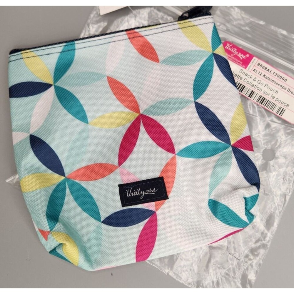 Thiry-One Snack & Go Pouch Kaleidoscope Dreams New